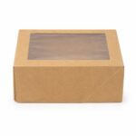 Kraft Window Pastry Box