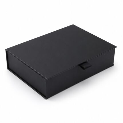 Boîte Cadeau Noire Dorée