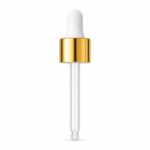 Pipette Compte-Gouttes Dorée