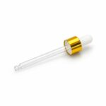 Pipette Compte-Gouttes Dorée