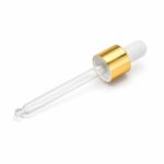Pipette Compte-Gouttes Dorée