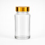 Bocal Verre Couvercle Doré – Image 3