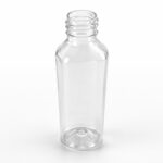 BOUTEILLE ROND TRANSP 100ML /1 Pcs
