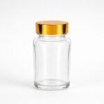 Bocal Verre Couvercle Doré – Image 6