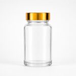 Bocal Verre Couvercle Doré – Image 8