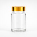 Bocal Verre Couvercle Doré – Image 9
