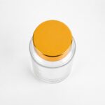 Bocal Verre Couvercle Doré – Image 11