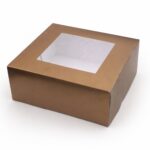 Boîte Carton Cuivrée Fenêtre