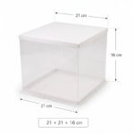 Box Cake Design Carre 21X21X16