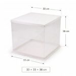 Box Cake Design Carre 33X33X36