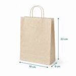 Sac Kraft Fond Carre Pt 45X16X48CM – Image 2