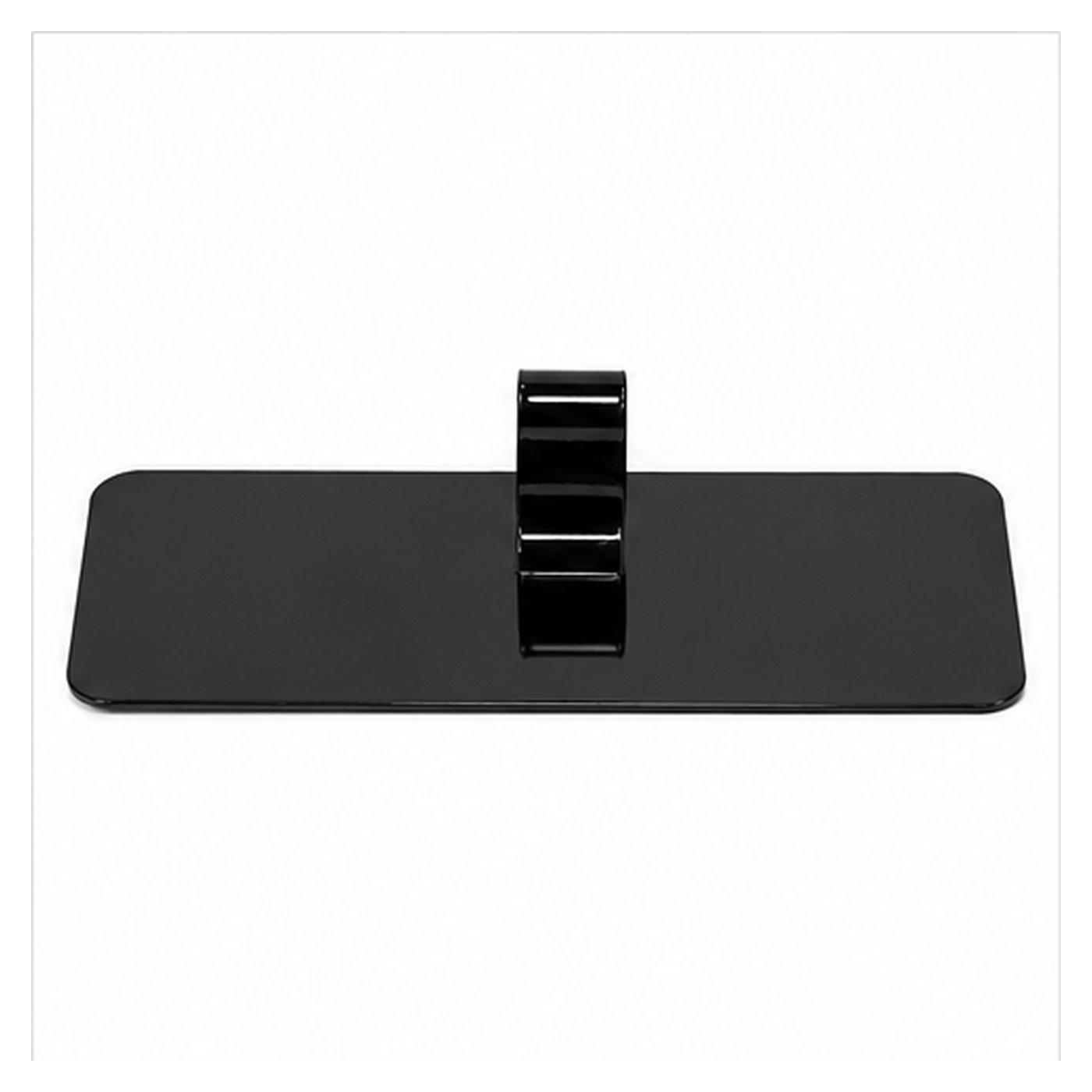 generated-1784906533069-2.jpg LANGUETTE PLASTIQUE RECT NOIR 13X4CM /25 Pcs – Image 1